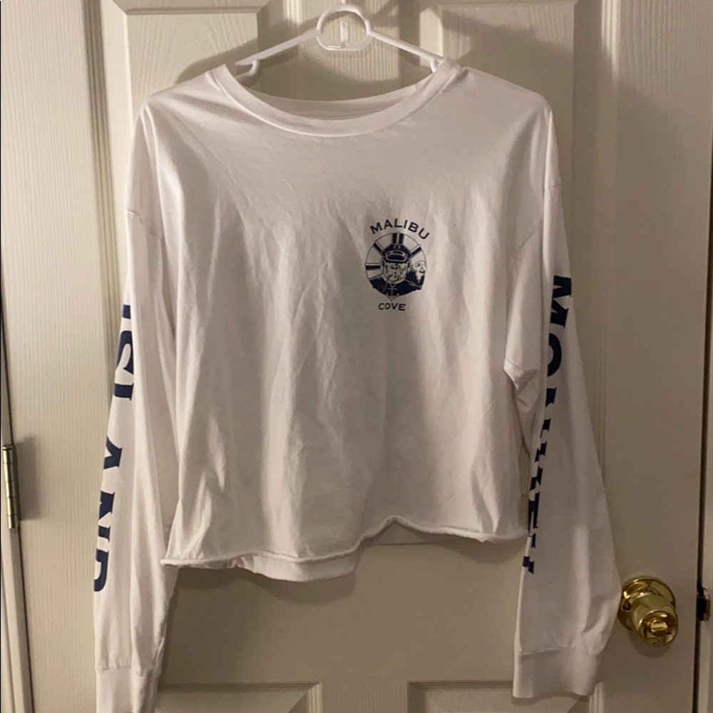 cropped long sleeve